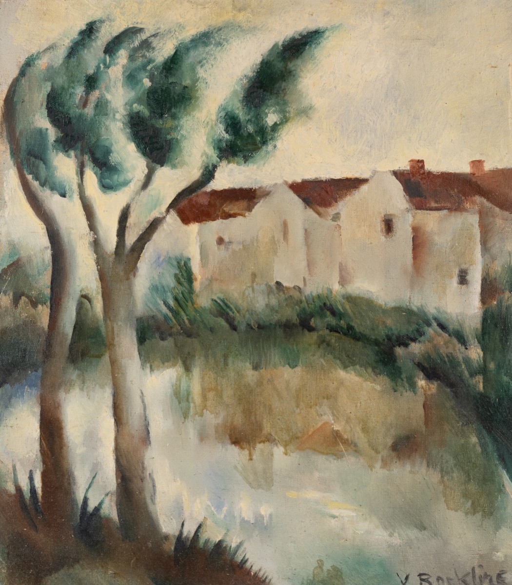 Paysage aux maisons